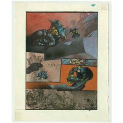 Simon Bisley - Judge Dredd page Original Art (undated). Simon Bisley - Judge Dredd page Original Art