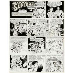 Joe Shuster Studio with Wayne Boring - Superman Sunday Joe Shuster Studio with Wayne Boring - Superm