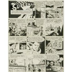 Wayne Boring - Superman Sunday Comic Strip #479 Origina Wayne Boring - Superman Sunday Comic Strip #