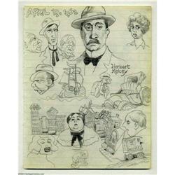 Robert Crumb - "April 19, 1962" Sketchbook Page Origina Robert Crumb - "April 19, 1962" Sketchbook P