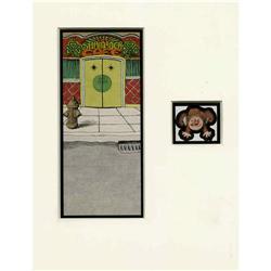 Robert Crumb - "Shamrock Cafe" Greeting Card Illustrati Robert Crumb - "Shamrock Cafe" Greeting Card