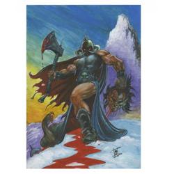 Verotika Artist - Death Dealer Painting Original Art (2 Verotika Artist - Death Dealer Painting Orig