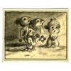 Image 1 : Walt Disney Studio - Caroling Mice Concept Drawing Orig Walt Disney Studio - Caroling Mice Concept D