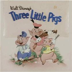 Walt Disney Studio Artist - The Three Little Pigs Cover Walt Disney Studio Artist - The Three Little