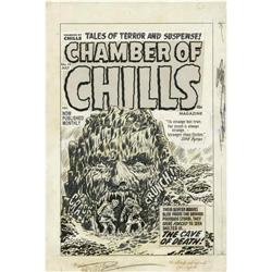 Lee Elias - Chamber of Chills #10 Cover Original Art (H Lee Elias - Chamber of Chills #10 Cover Orig