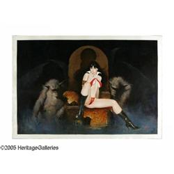 Enrique Torres - Vampirella Painting Original Art (unda Enrique Torres - Vampirella Painting Origina