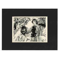 Virgil Finlay - "A Midsummer Night's Dream," page 71 Il Virgil Finlay - "A Midsummer Night's Dream,"