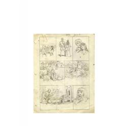 Hal Foster - Prince Valiant Preliminary Original Art (1 Hal Foster - Prince Valiant Preliminary Orig