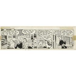 Gill Fox - Jeanie Daily Comic Strip Original Art, Group Gill Fox - Jeanie Daily Comic Strip Original