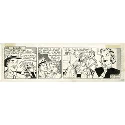 Gill Fox - Jeanie Daily Comic Strip Original Art, Group Gill Fox - Jeanie Daily Comic Strip Original