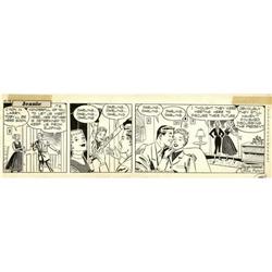 Gill Fox - Jeanie Daily Comic Strip Original Art, Group Gill Fox - Jeanie Daily Comic Strip Original