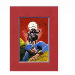 Ralph Gohs - Fantomen (The Phantom) #25 Cover Original Rolf Gohs - Fantomen (The Phantom) #25 Cover 