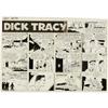 Image 1 : Chester Gould - Dick Tracy Sunday Comic Strip Original Chester Gould - Dick Tracy Sunday Comic Strip