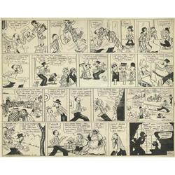 Milt Gross - Dave's Delicatessen Sunday Comic Strip Ori Milt Gross - Dave's Delicatessen Sunday Comi