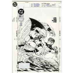 Tom Grummett and Karl Kesel - Superboy #9 Cover Origina Tom Grummett and Karl Kesel - Superboy #9 Co