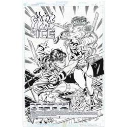 Tom Grummett and Dan Davis - Superboy #22 Splash Page 2 Tom Grummett and Dan Davis - Superboy #22 Sp