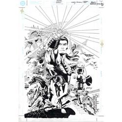 Paul Gulacy - Green Lantern: Dragon Lord #3 Cover Origi Paul Gulacy - Green Lantern: Dragon Lord #3 