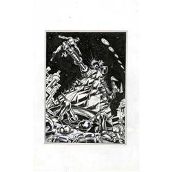 Bob Hall - Magnus Robot Fighter Trading Card Illustrati Bob Hall - Magnus Robot Fighter Trading Card