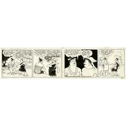 Vincent T. Hamlin - Alley Oop Daily Comic Strip Origina Vincent T. Hamlin - Alley Oop Daily Comic St