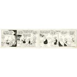 Vincent T. Hamlin - Alley Oop Daily Comic Strip Origina Vincent T. Hamlin - Alley Oop Daily Comic St