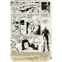 Dan Jurgens and Dan Adkins - The Warlord #72, Page Orig Dan Jurgens and Dan Adkins - The Warlord #72