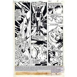 Dan Jurgens and Dan Adkins - The Warlord #73, Page Orig Dan Jurgens and Dan Adkins - The Warlord #73