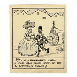 Bob Kane - Jest Laughs Panel Original Art (A&M Advertis Bob Kane - Jest Laughs Panel Original Art (A