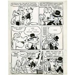 Walt Kelly - Pogo Possum #3, page 28 Original Art (Dell Walt Kelly - Pogo Possum #3, page 28 Origina