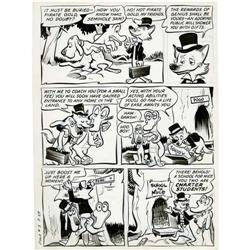Walt Kelly - Pogo Possum #3, page 29 Original Art (Dell Walt Kelly - Pogo Possum #3, page 29 Origina