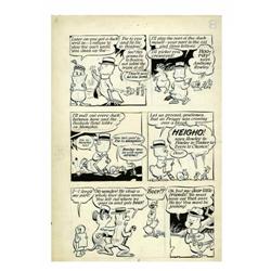 Walt Kelly - The Pogo Peek-a-Book, page 8 Original Art Walt Kelly - The Pogo Peek-a-Book, page 8 Ori