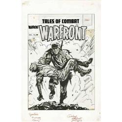 Fred Kida (attributed) - Warfront #29 Cover Original Ar Fred Kida (attributed) - Warfront #29 Cover 