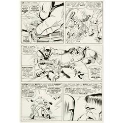 Jack Kirby and Paul Reinman - The Avengers #2, page 14 Jack Kirby and Paul Reinman - The Avengers #2