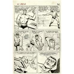 Jack Kirby and Chic Stone - X-Men #8, page 18 (Marvel, Jack Kirby and Chic Stone - X-Men #8, page 18