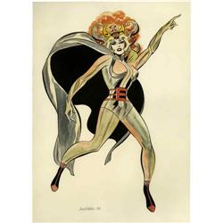 Jack Kirby and Don Heck - Goddess Illustration Original Jack Kirby and Don Heck - Goddess Illustrati