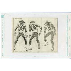 Jack Kirby - "Toyman" Space Ghost Character Design Illu Jack Kirby - "Toyman" Space Ghost Character 