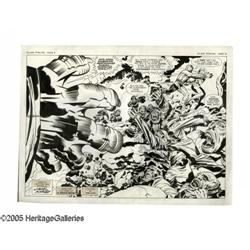 Jack Kirby and D. Bruce Berry - Silver Star #6, Splash Jack Kirby and D. Bruce Berry - Silver Star #