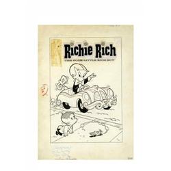 Warren Kremer - Richie Rich #5 Cover Original Art (Harv Warren Kremer - Richie Rich #5 Cover Origina
