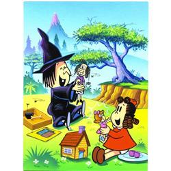 Novaro Staff Artist - La Pequena Lulu #121 Cover Origin Novaro Staff Artist - La Pequena Lulu #121 C