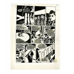 David Lloyd - V for Vendetta, page 25 Original Art Pane David Lloyd - V for Vendetta, page 25 Origin