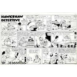 Gus Mager - Hawkshaw the Detective Sunday Comic Strip O Gus Mager - Hawkshaw the Detective Sunday Co