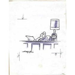 Henry Martin - New Yorker Cartoon Original Art Panel Pa Henry Martin - New Yorker Cartoon Original A