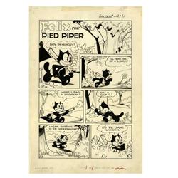 Otto Messmer - Felix the Cat #22 Page Original Art, Gro Otto Messmer - Felix the Cat #22 Page Origin