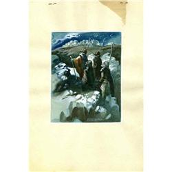 Shane Miller - The Three Wise Men Illustration Original Shane Miller - The Three Wise Men Illustrati