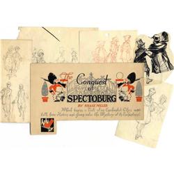 Shane Miller - The Conquest of Spectoburg Sketch Origin Shane Miller - "The Conquest of Spectoburg" 