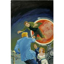 Gray Morrow - "Path of Universe" Book Cover Original Ar Gray Morrow - "Path of Universe" Book Cover 