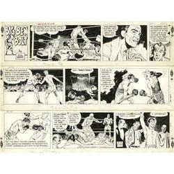 John Cullen Murphy - Big Ben Bolt Sunday Comic Strip Or John Cullen Murphy - Big Ben Bolt Sunday Com