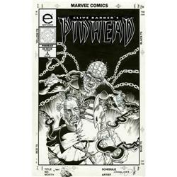 Mark Nelson - Pinhead #3 Cover Original Art (Epic Comic Mark Nelson - Pinhead #3 Cover Original Art 
