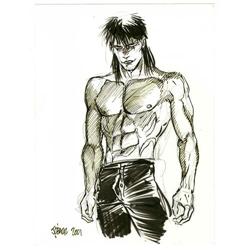 James O'Barr - Crow Sketch Original Art (2001). It is n James O'Barr - Crow Sketch Original Art (200