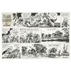 Image 1 : Mac Raboy - Flash Gordon Sunday Comic Strip Original Ar Mac Raboy - Flash Gordon Sunday Comic Strip 