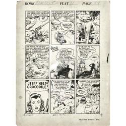 Fiction House Artist - Rangers Comics #2, "Jeep Milarke Fiction House Artist - Rangers Comics #2, "J